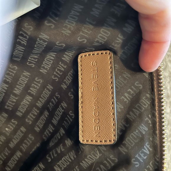 Mini Steve Madden brown satchel, Crossbody purse bag - Picture 6 of 6